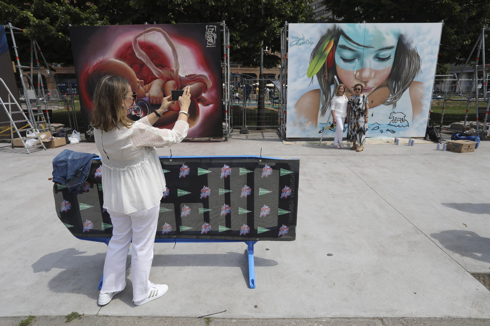 El arte mural toma las calles de Avilés