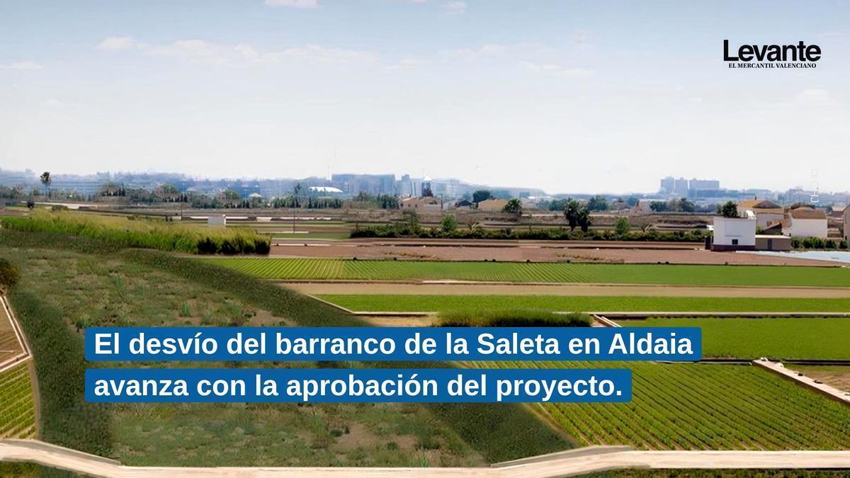 El desvío del barranco de la Saleta en Aldaia supera el último trámite técnico antes de salir a licitación