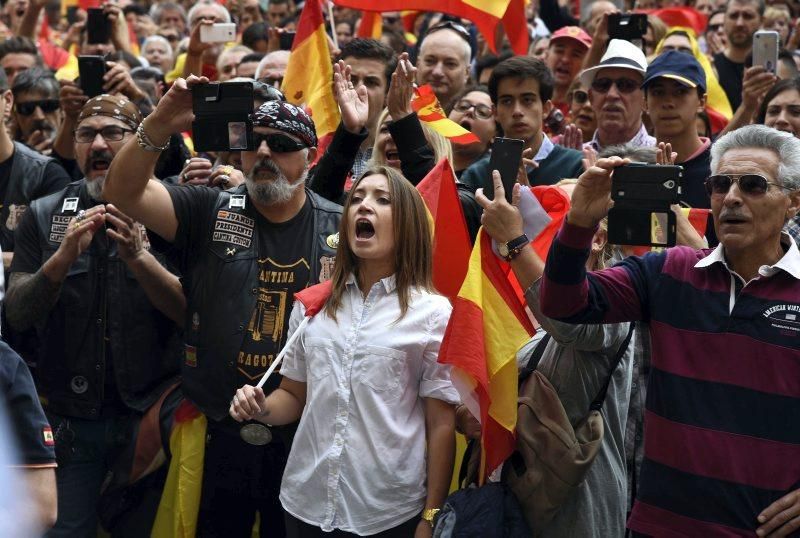 Manifestación contra el 1-0 en Zaragoza