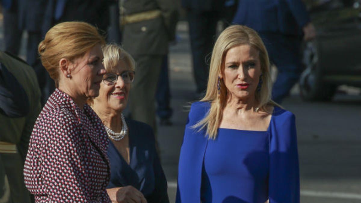 Cristina Cifuentes, Manuela Carmena y María Dolores de Cospedal