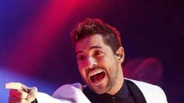 Bisbal, en una actuación de la actual gira en México.