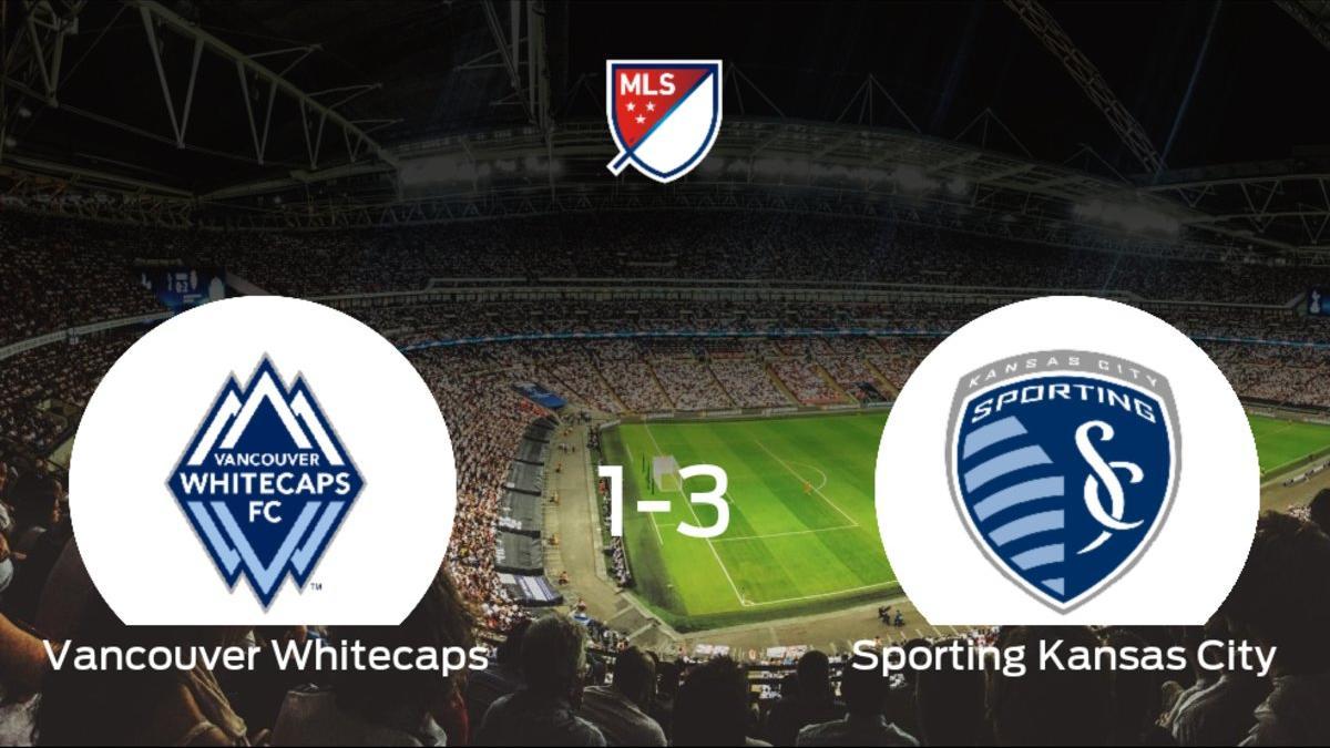 El Sporting Kansas City vence 1-3 en el feudo del Vancouver Whitecaps