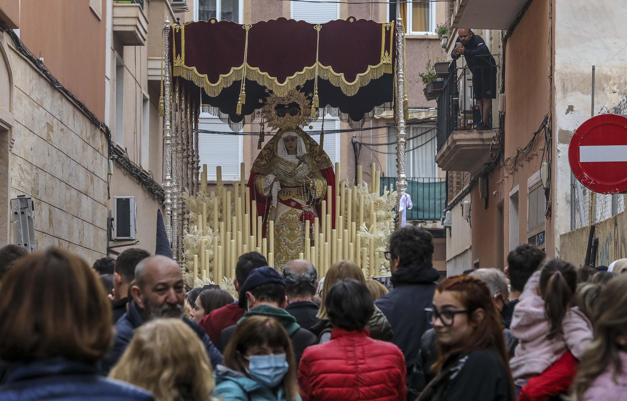 Procesiones Martes Santo Elche: La Sagrada Lanzada,Nuestro Padre Jesus de la Caida,La Santa Mujer Veronica,Santisimo Cristo del Perdon.