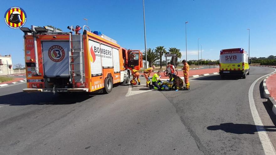 Atropella a un ciclista y se da a la fuga en Algemesí