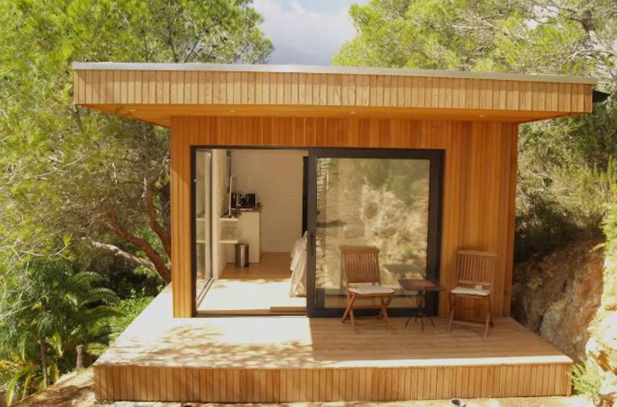 Aspecto exterior de la "casita romántica"