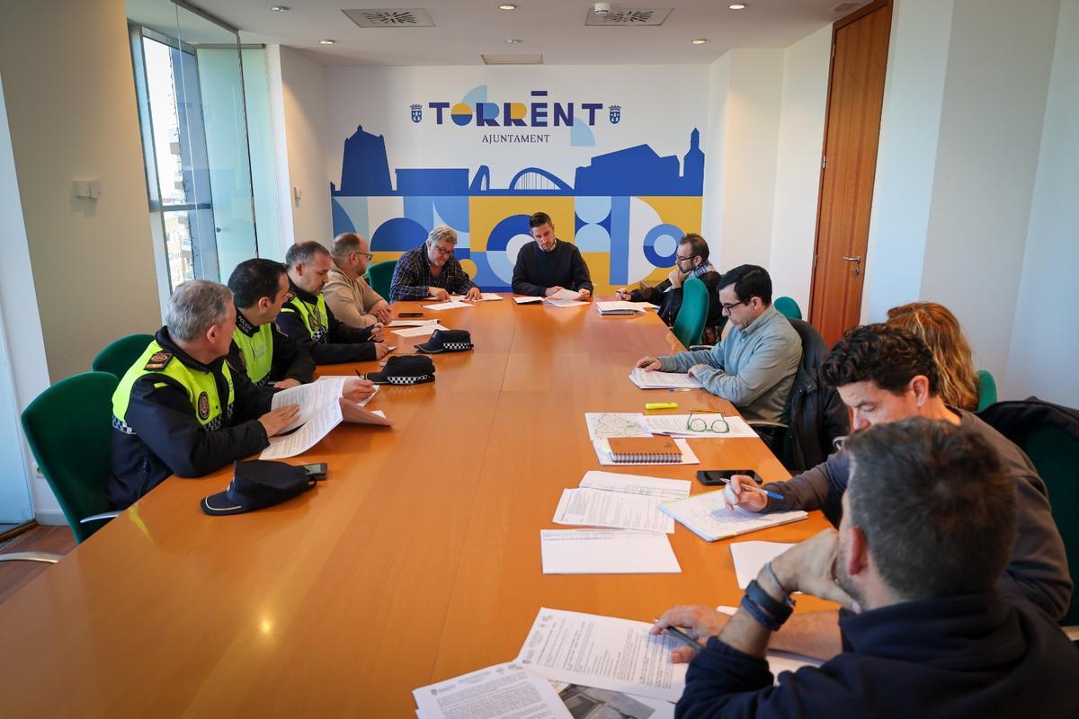 Reunión de coordinación en Torrent.