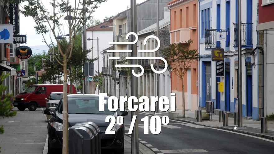 El tiempo en Forcarei: previsión meteorológica para hoy, miércoles 24 de diciembre