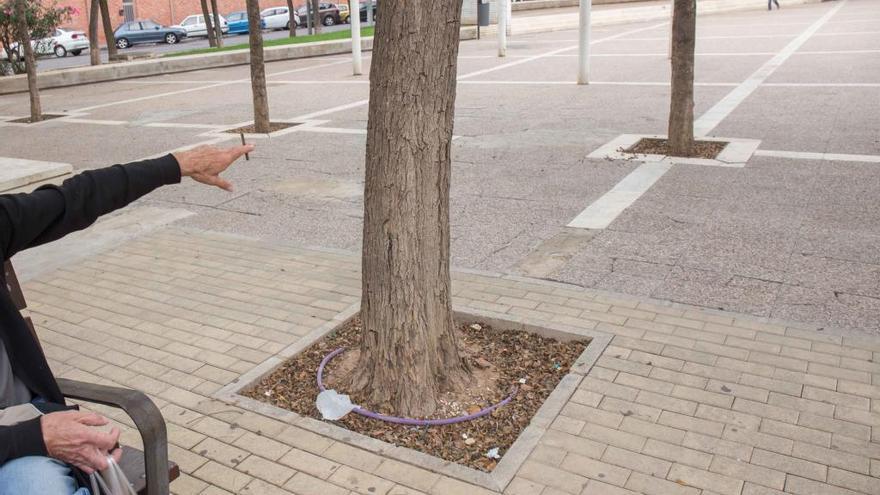 Imagen de la plaza del Progreso, que se va a remodelar