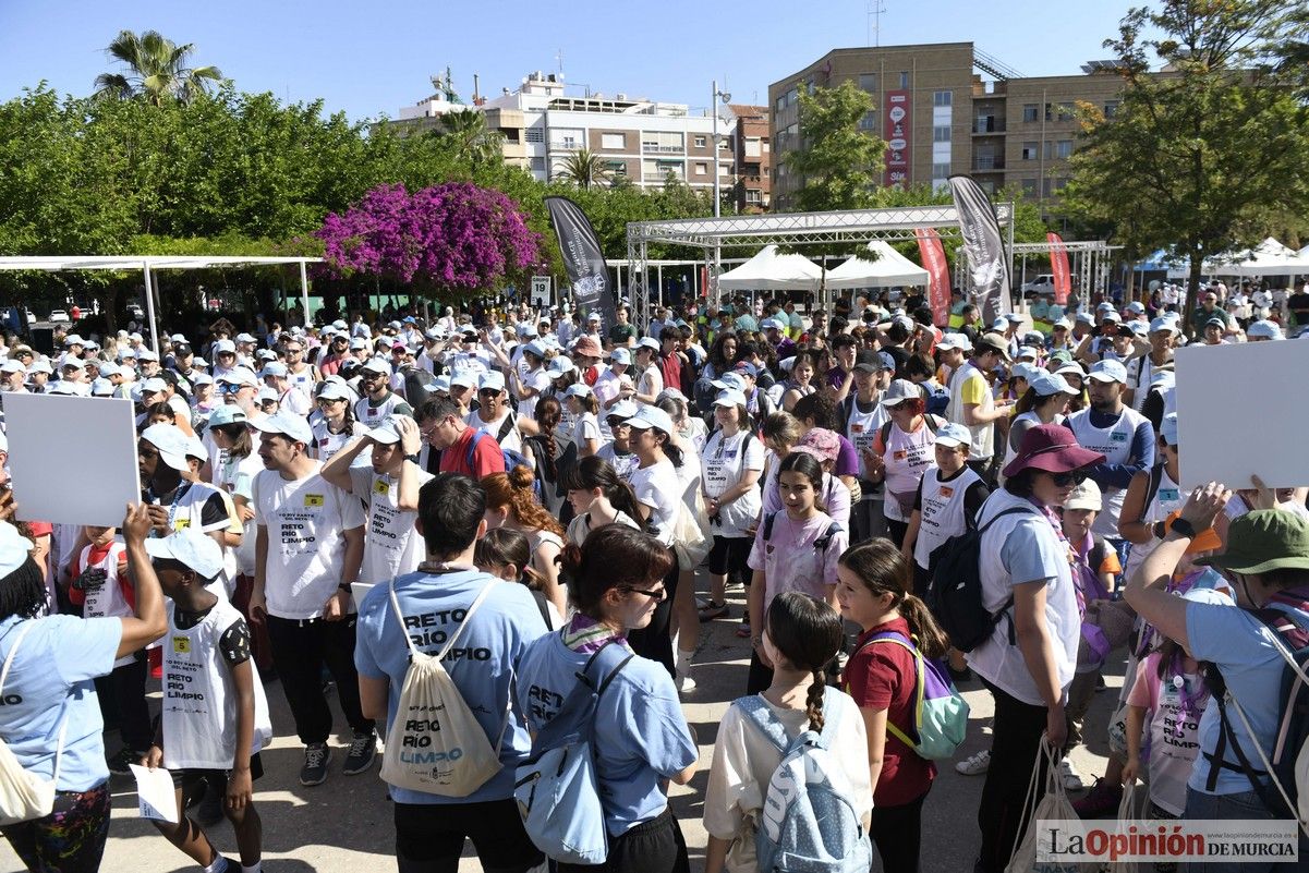 Todas las imágenes del reto de limpieza del río Segura en Murcia