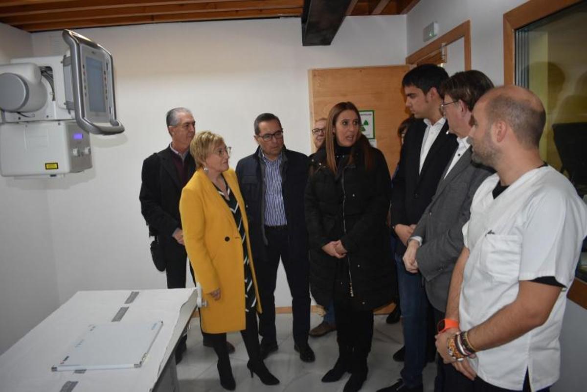 AVANCES. La incorporación de la máquina de rayos X en el Centro de Salud de Morella o el proyecto del nuevo edificio Colomer Zurita, entre las acciones realizadas en estos cuatro años.