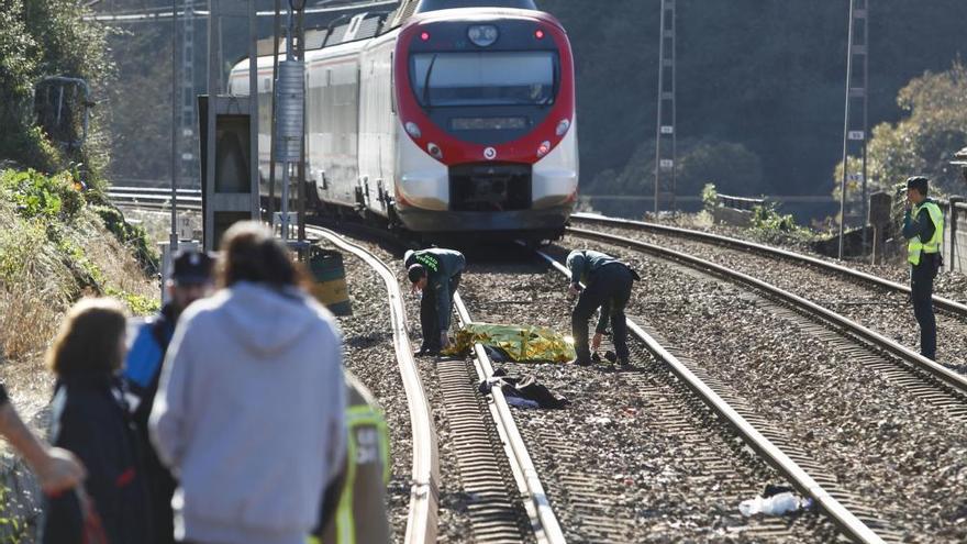 Fallece un hombre arrollado por el tren en Las Segadas