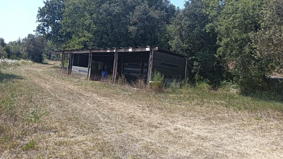 Una de les barraques que han provocat les queixes dels veïns