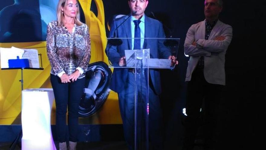 Mariola y Benjamín Nieto, anoche en la inauguración.