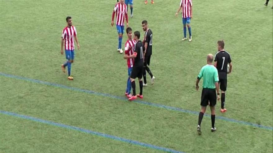 Discusión entre Jaime y Álex Arias en la final de la Copa Federación