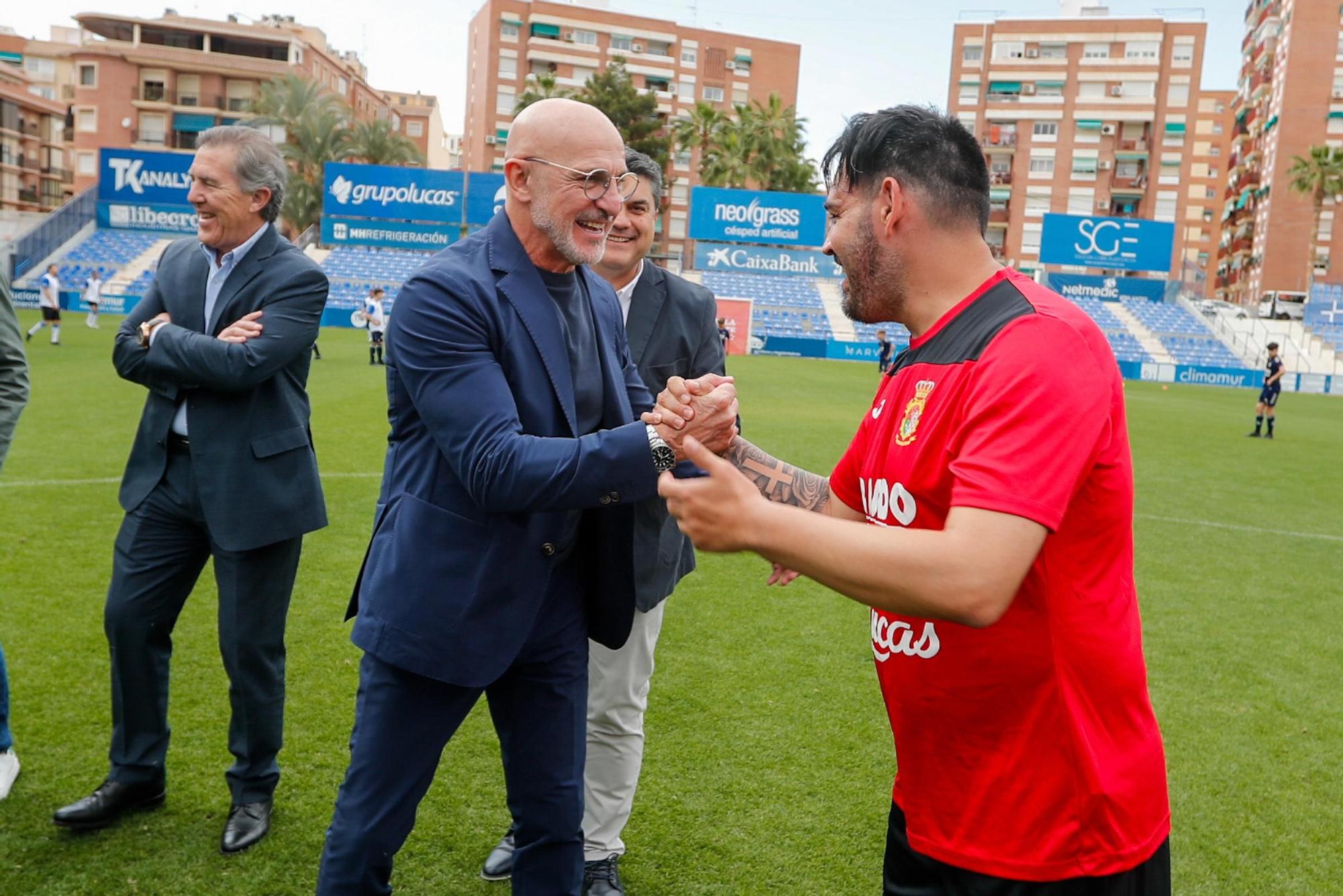 El seleccionador Luis de la Fuente visita Murcia