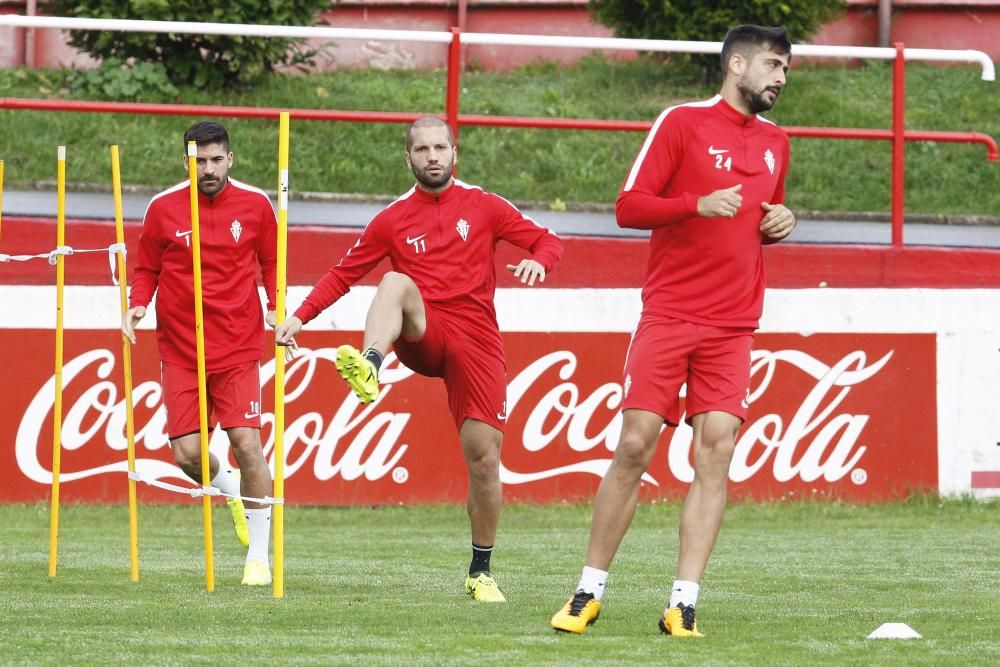 Entrenamiento del Sporting 03/10/2017