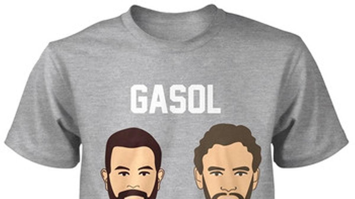 La camiseta con la que la Gasol Foundation conmemora la participación de Pau y Marc Gasol en el All-Star