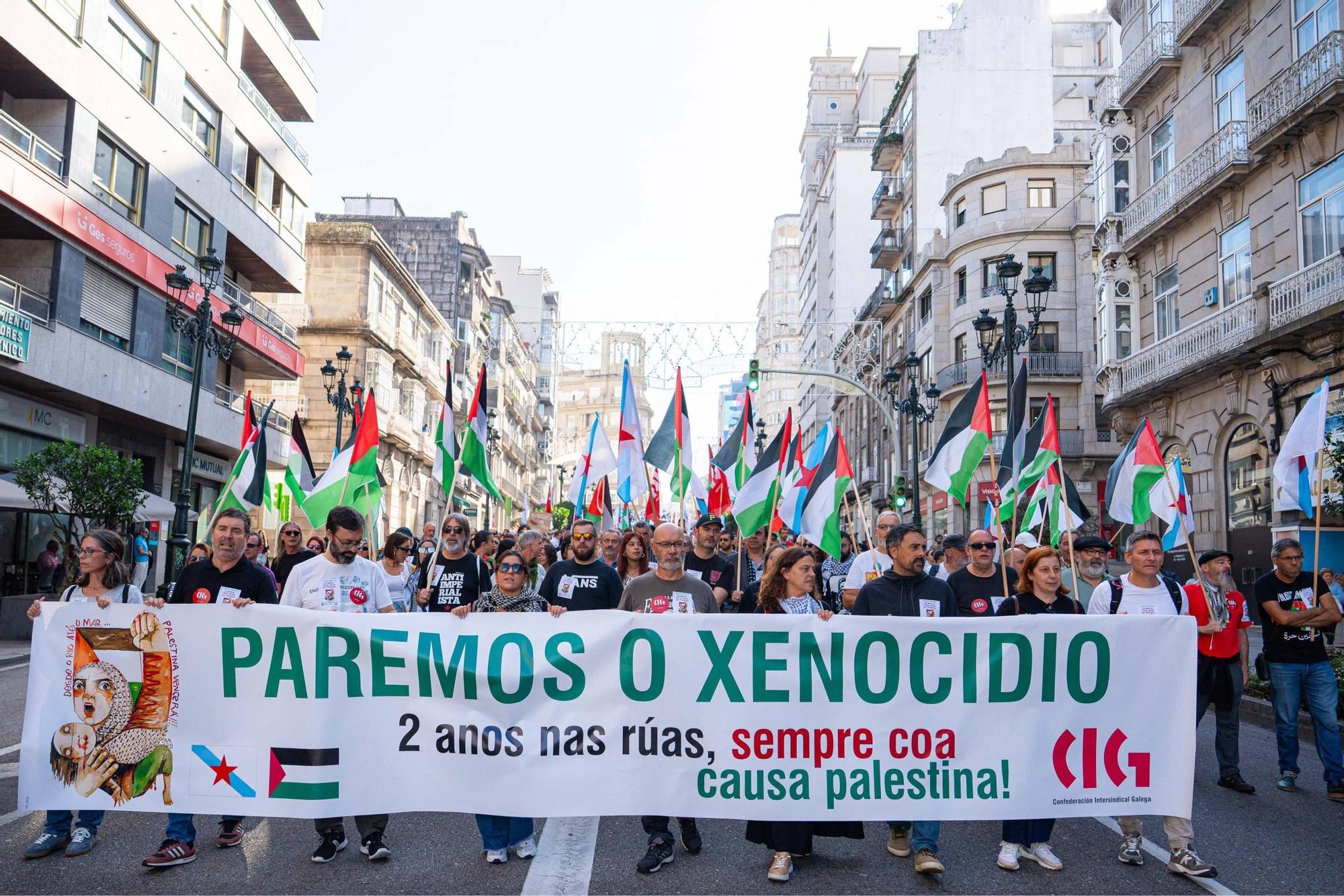 Vigo continúa en pie contra el genocidio de Israel sobre Palestina