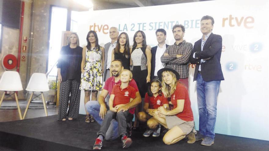 Participantes en la presentación de la nueva temporada de La 2.