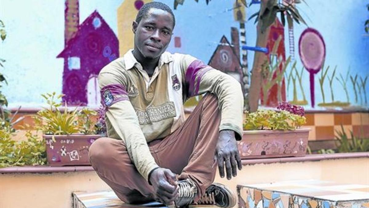Benjamin Atta Asiedu, un joven extutelado que ya ha encontrado trabajo.