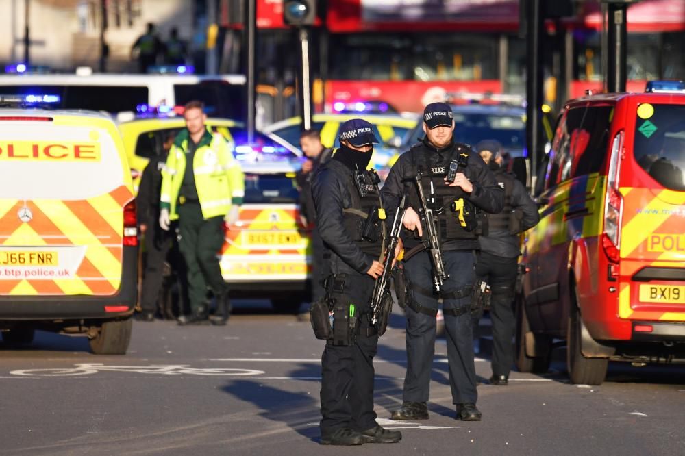 Atentado terrorista en el puente de Londres