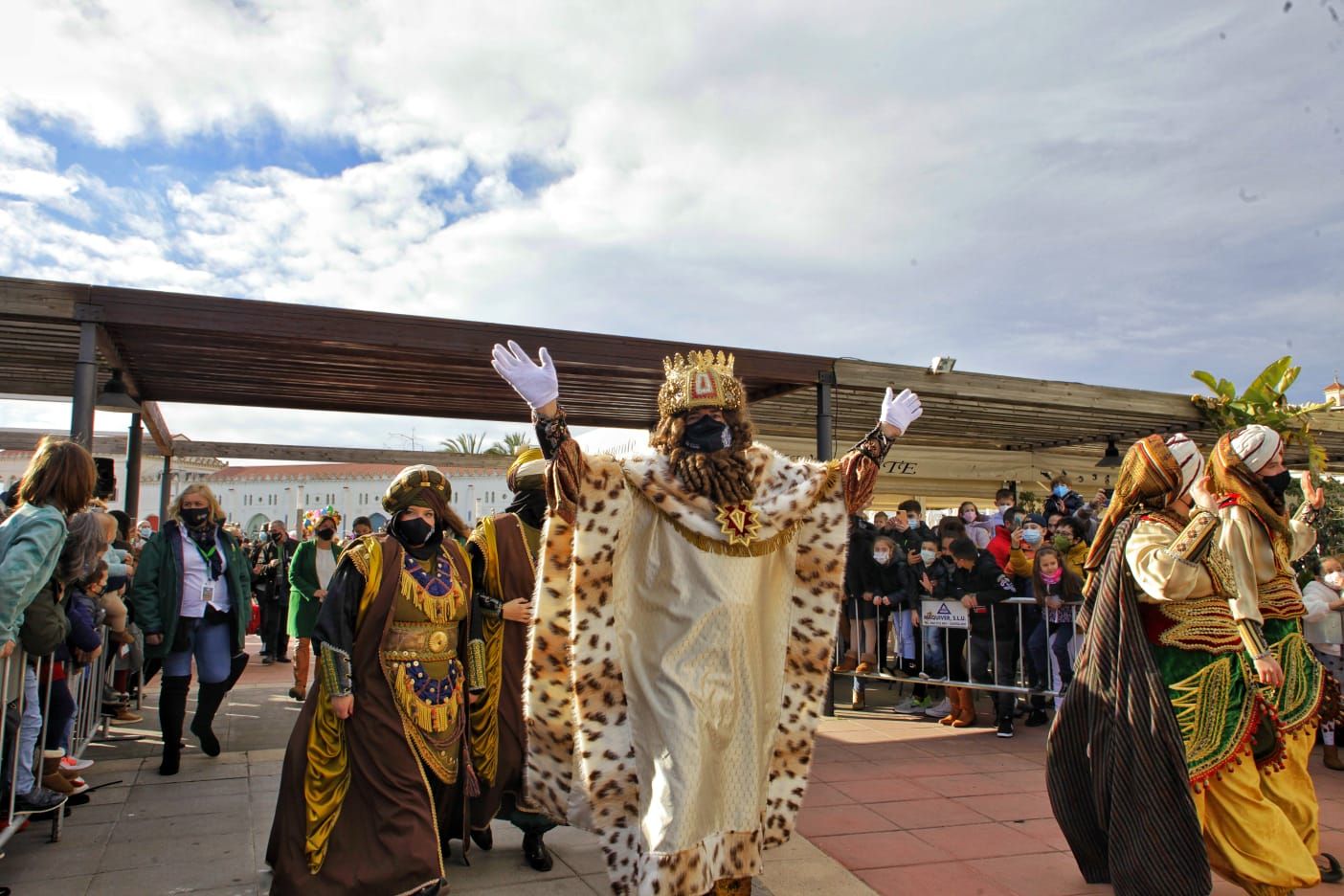 Llegada de los Reyes al puerto de Castelló