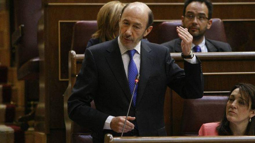 Rubalcaba pide a Europa un mensaje claro a los especuladores