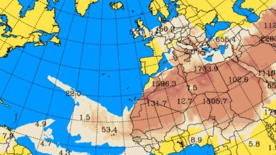 La calima amenaza al sur de Europa