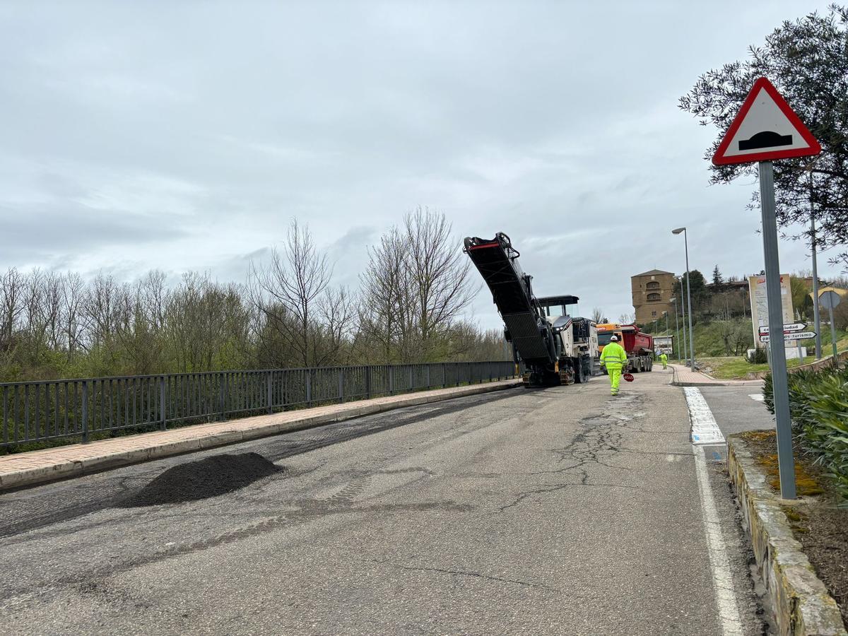 Actuaciones en la carretera del Caracol. / E. P.