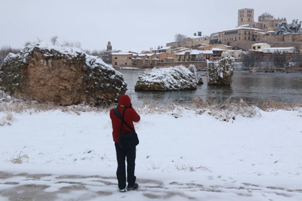 Nevada en Zamora: La ciudad, intransitable