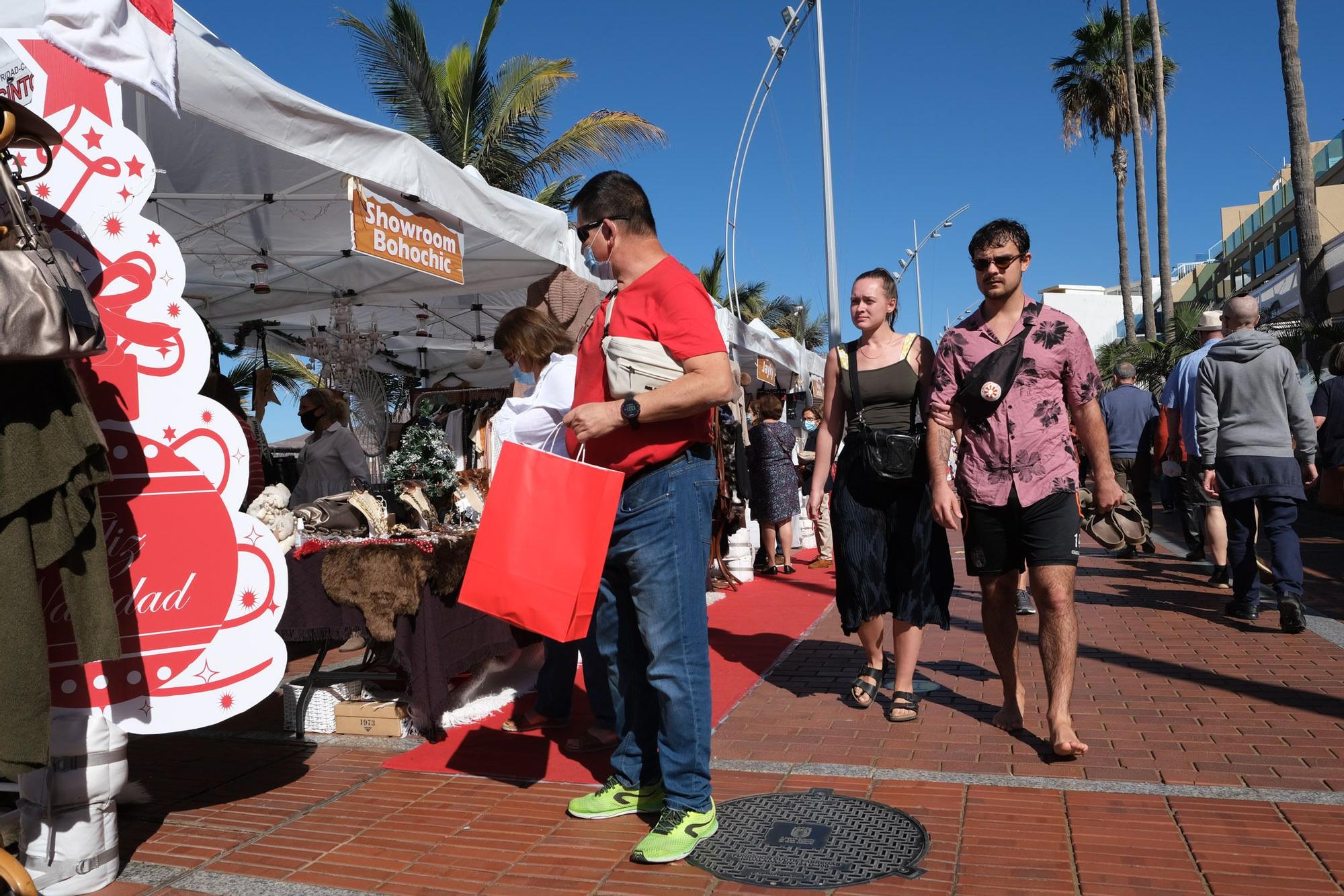 Feria de Navidad en el paseo de Las Canteras (19/12/2021)