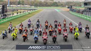 Marc Márquez, al frente de la parrilla 2026: Solo falta el lesionado Fermín Aldeguer