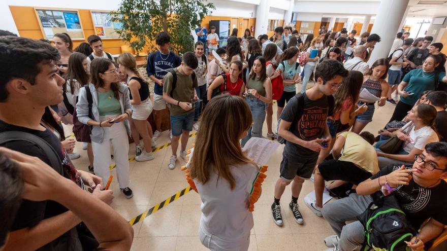 Primer día de Selectividad en la Universidad de Alicante