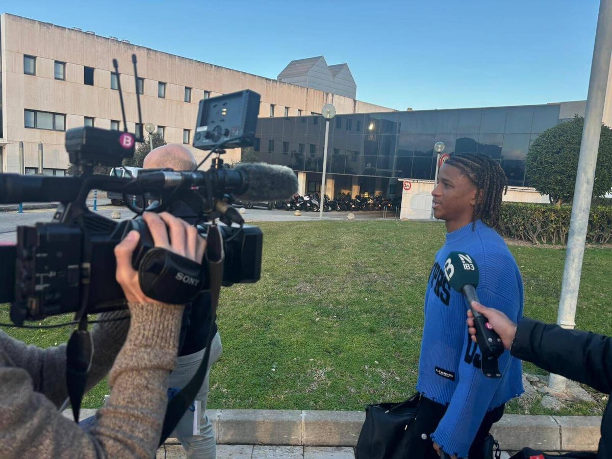 Justin Kalumba, tras pasar el reconocimiento médico