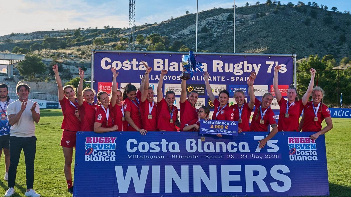 La selección de Polonia femenina se proclamó campeona del Costa Blanca Rugby Seven's.