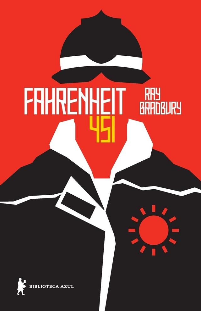 Portada de Fahrenheit 451 de Ray Bradbury.