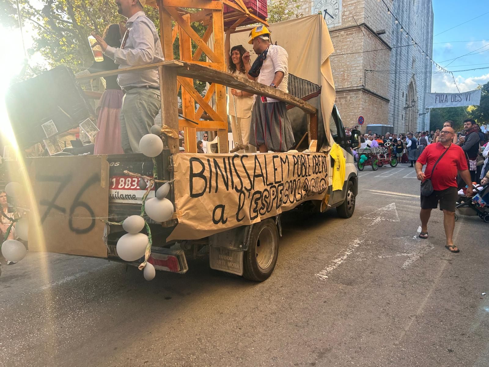 Las imágenes de las carrozas de Binissalem