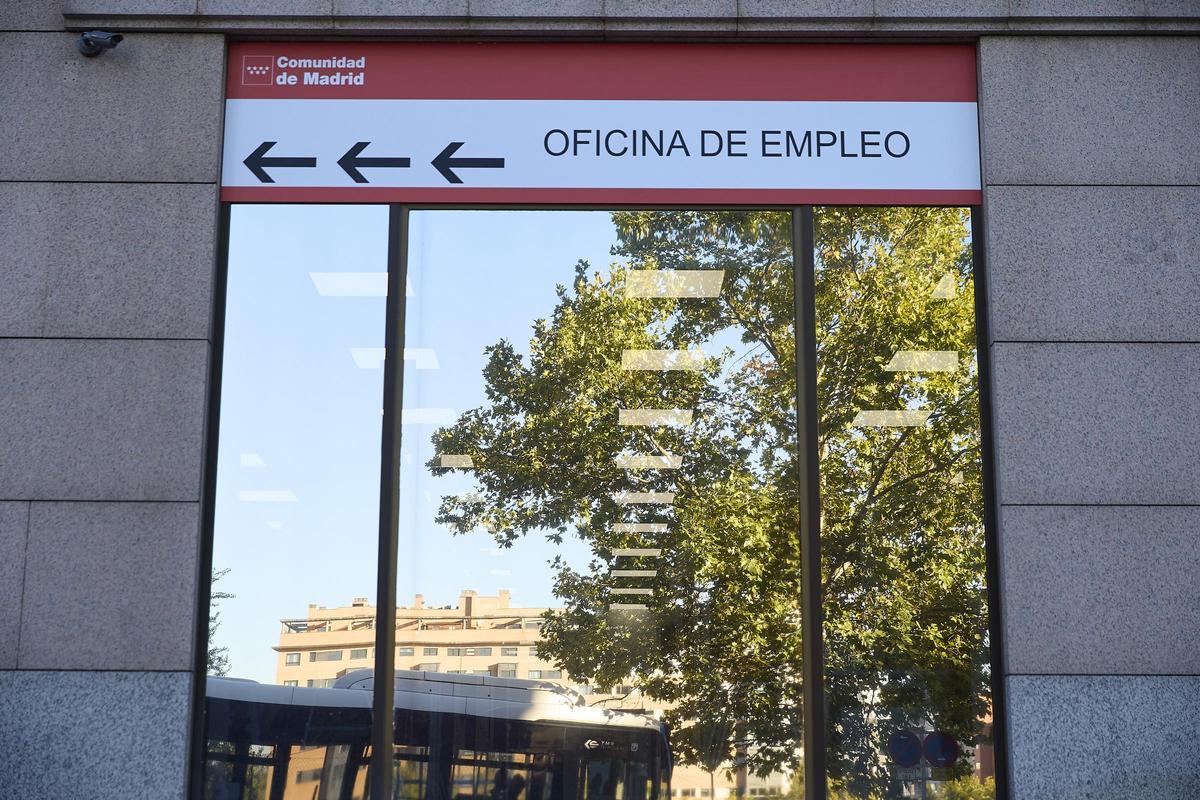 Una oficina del SEPE, en Madrid.