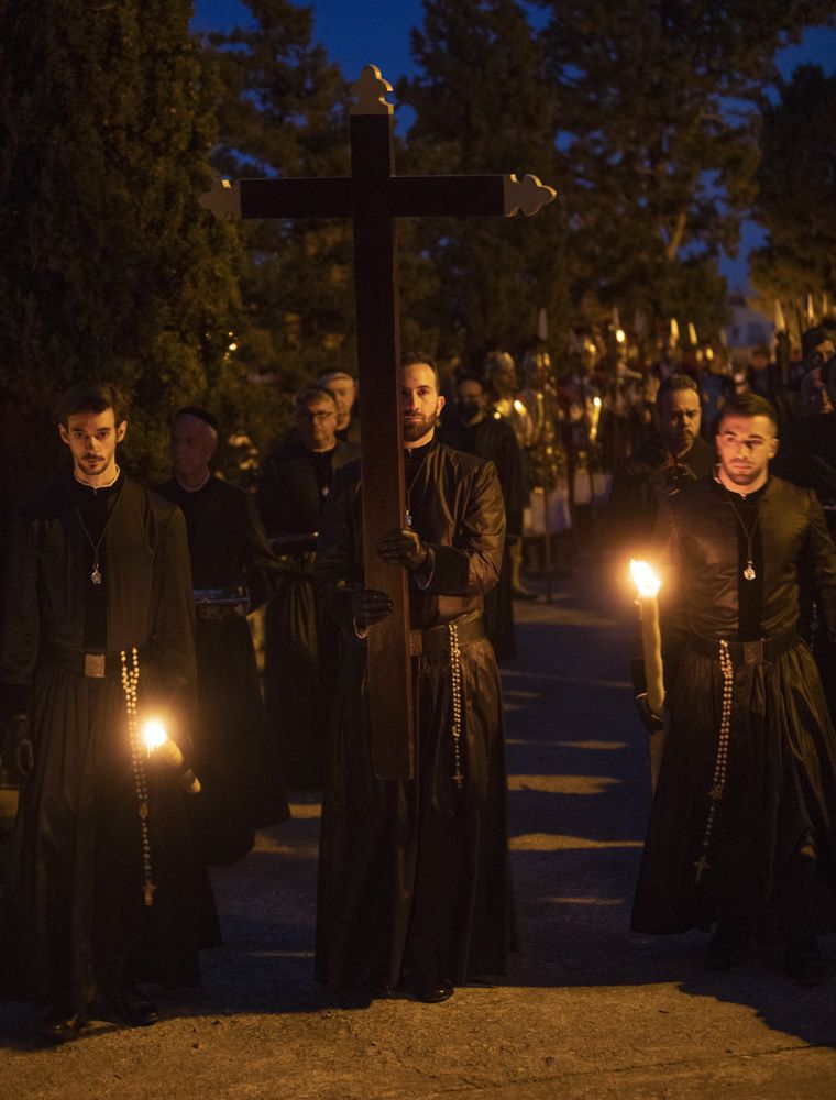 Viacrucis en Sagunt.