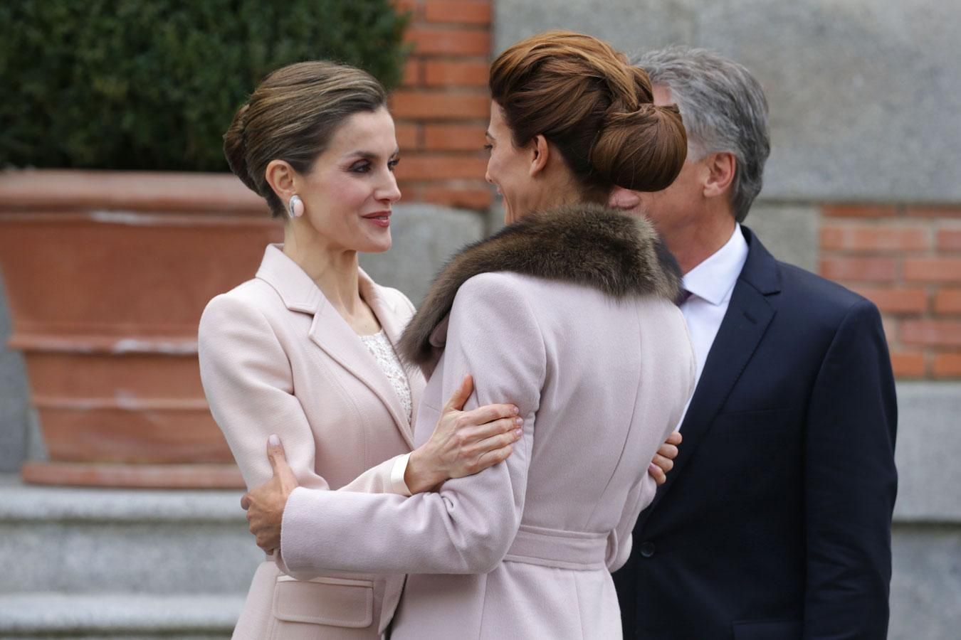 Letizia Ortiz y Juliana Awada, sus recogidos en Madrid