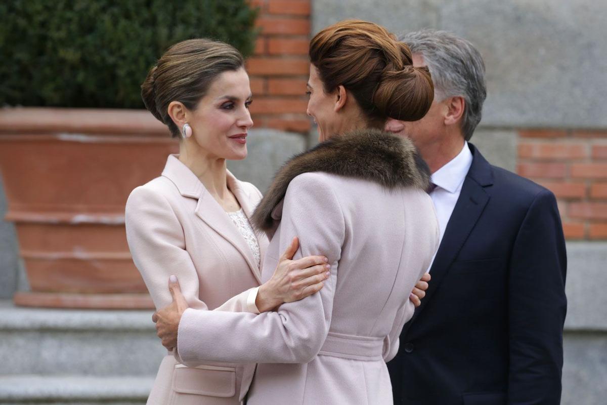 Letizia Ortiz y Juliana Awada, sus recogidos en Madrid