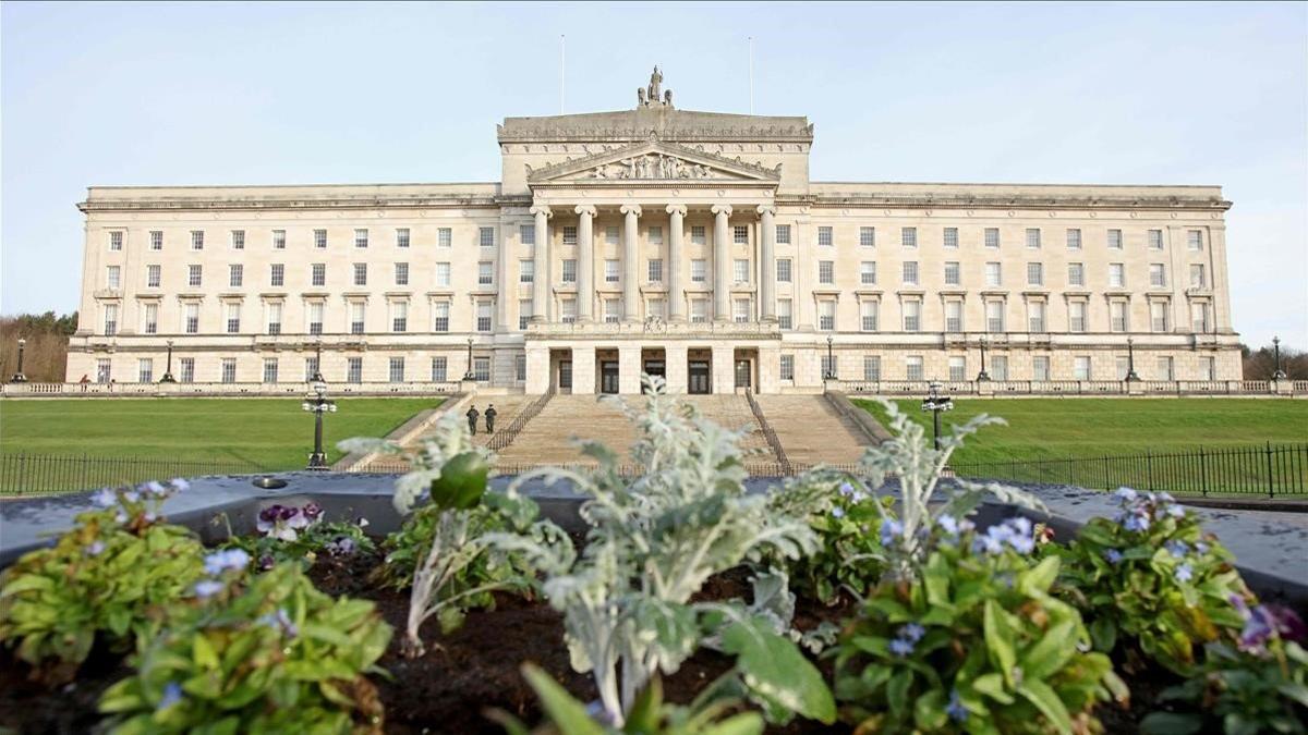 El Parlamento de Stormont, en Belfast.