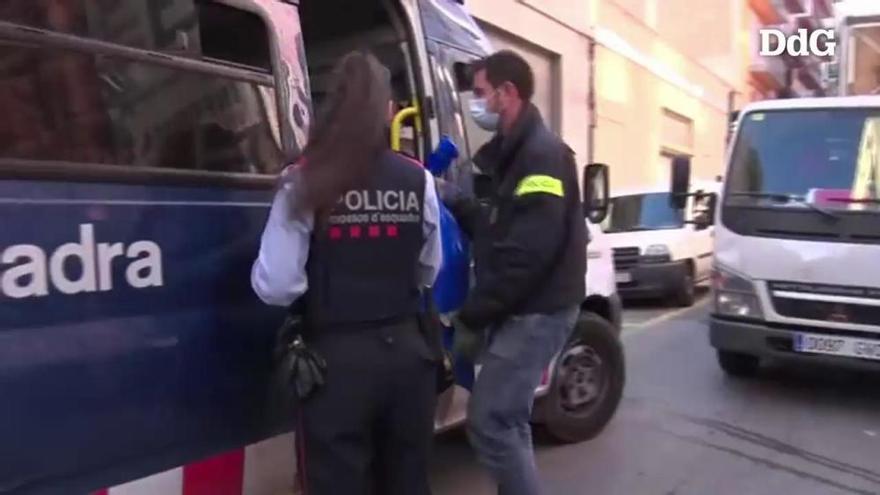 Vídeo| Operació policial antidroga en uns pisos de Figueres