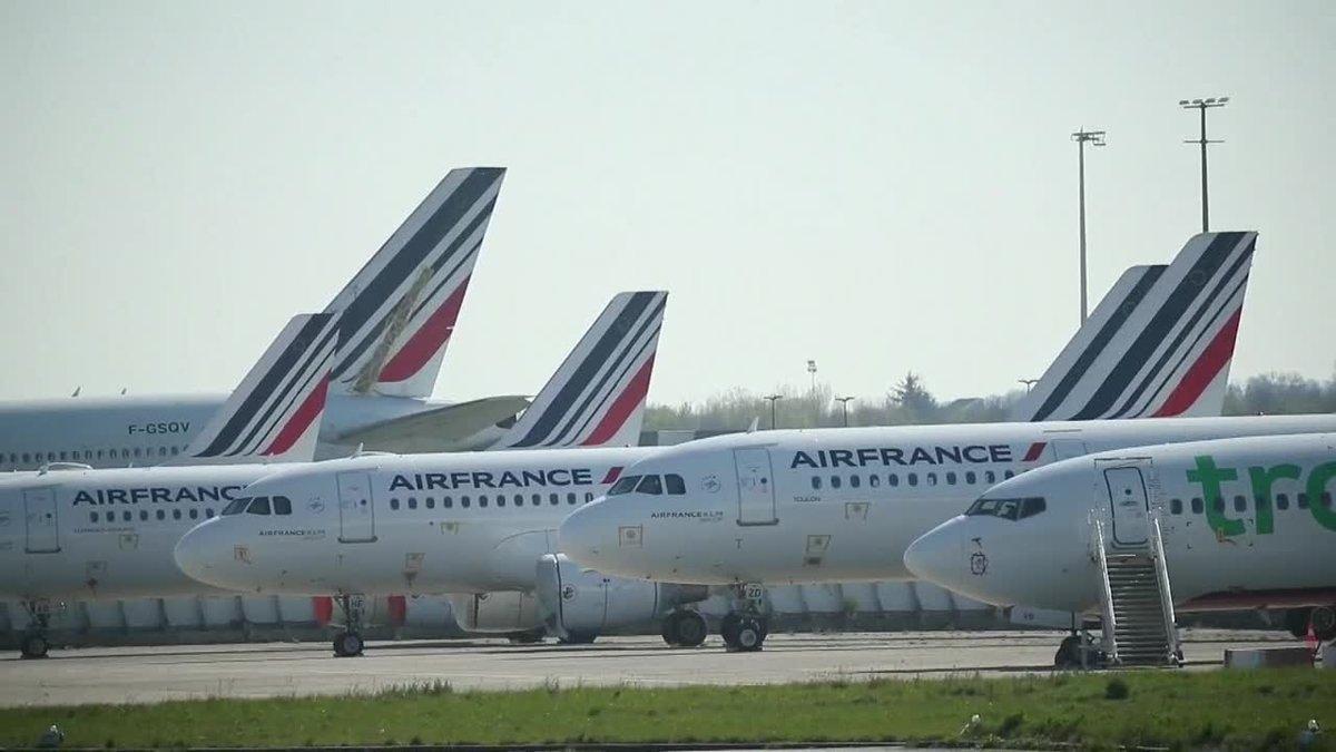 CE aprueba ayuda francesa de 7.000 millones a Air France por crisis COVID-19