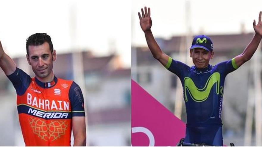 Quintana y Nibali, favoritos en el Giro del Centenario