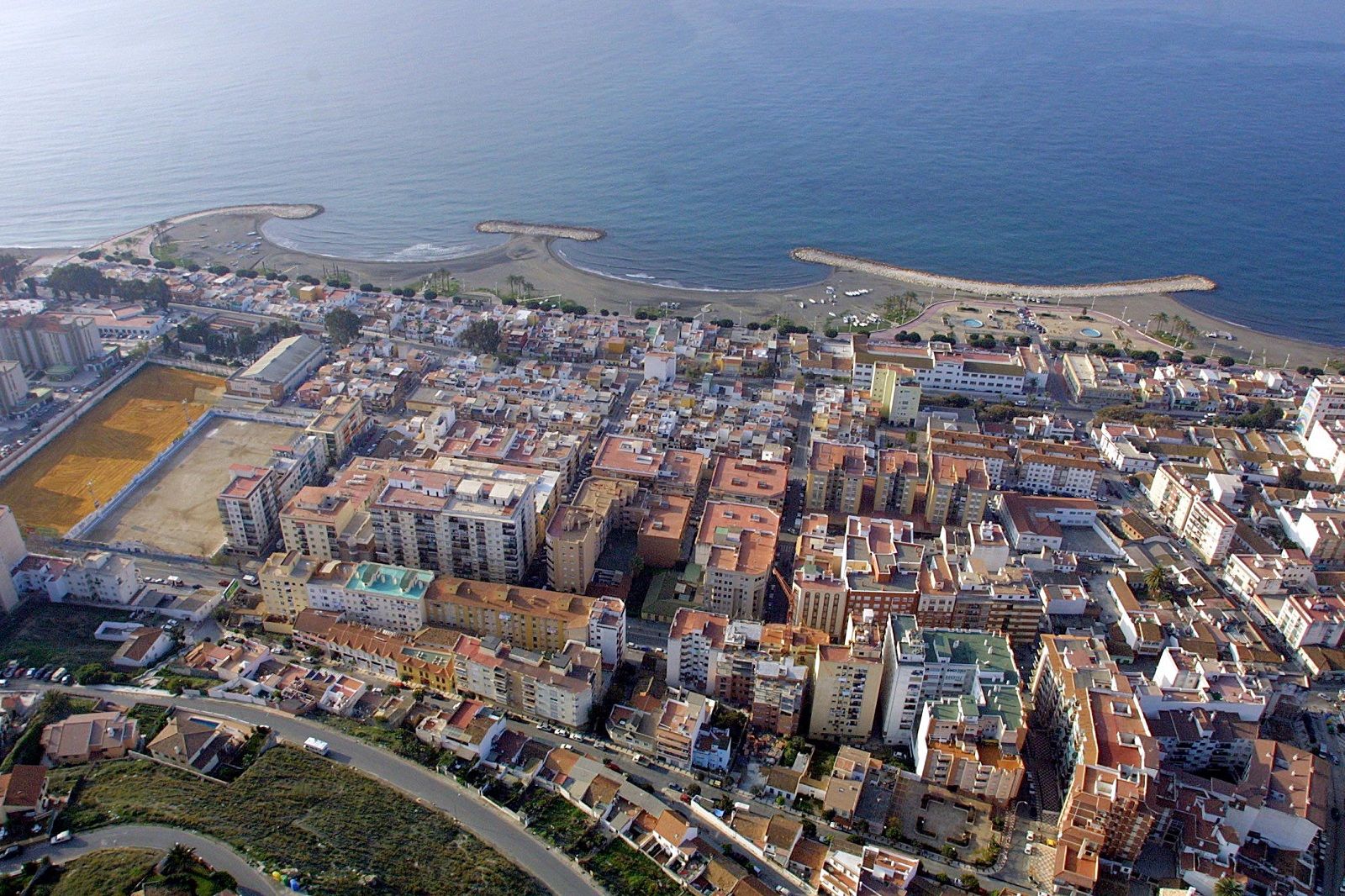 Vista aérea del Palo en 2003.