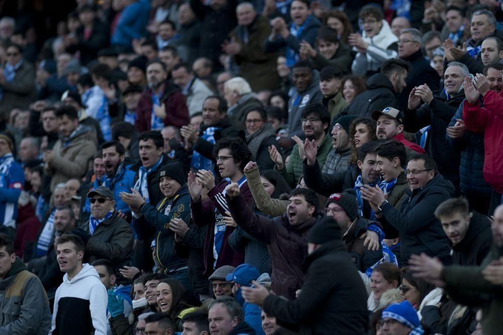 La afición del Dépor se lo pasó en grande