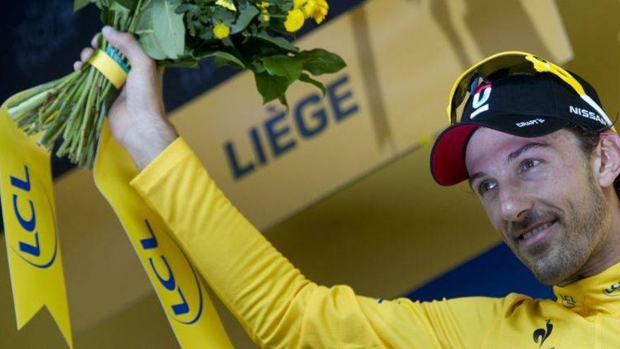 Fabian Cancellara, primer maillot amarillo