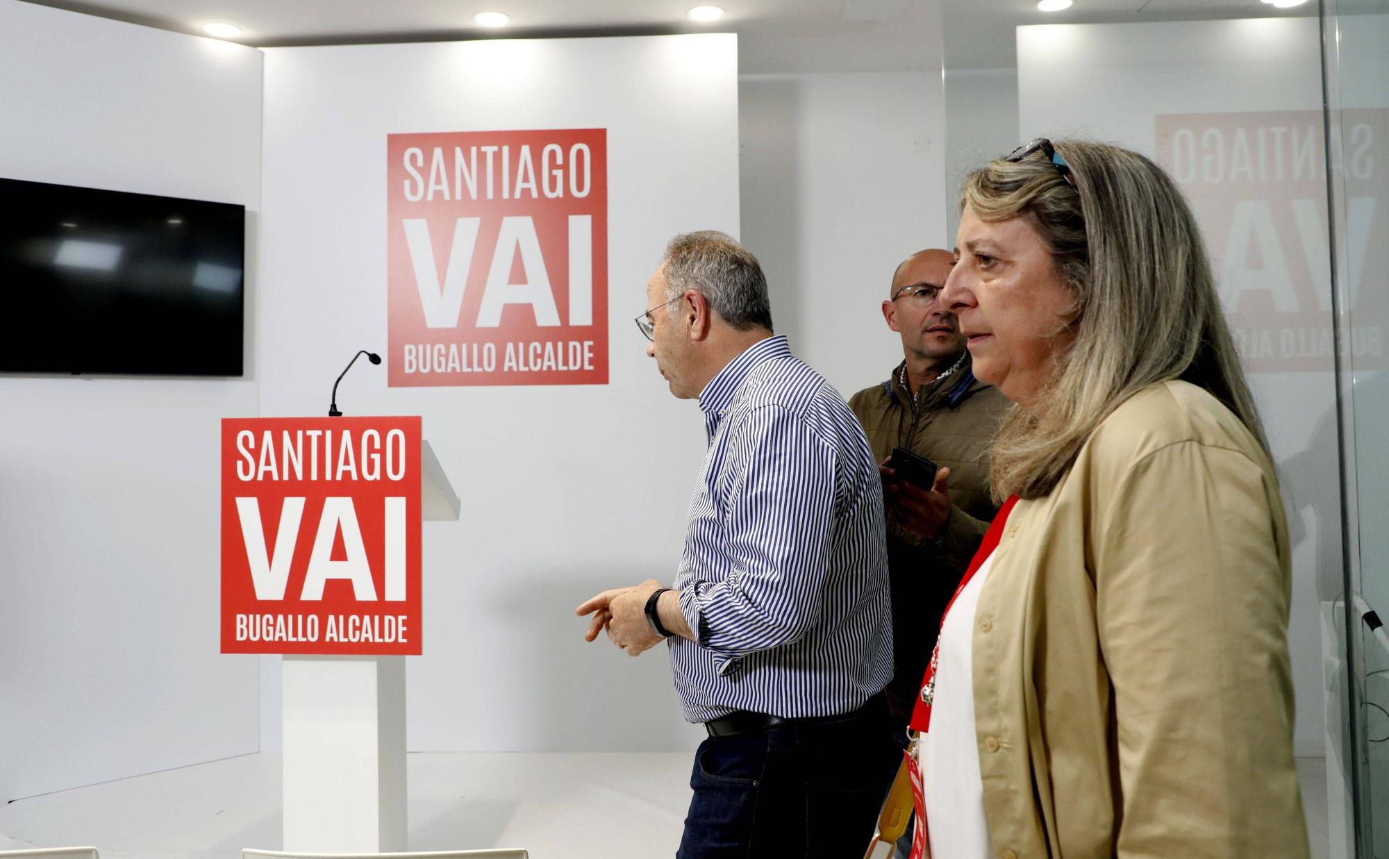 A noite electoral do BNG de Santiago en imaxes