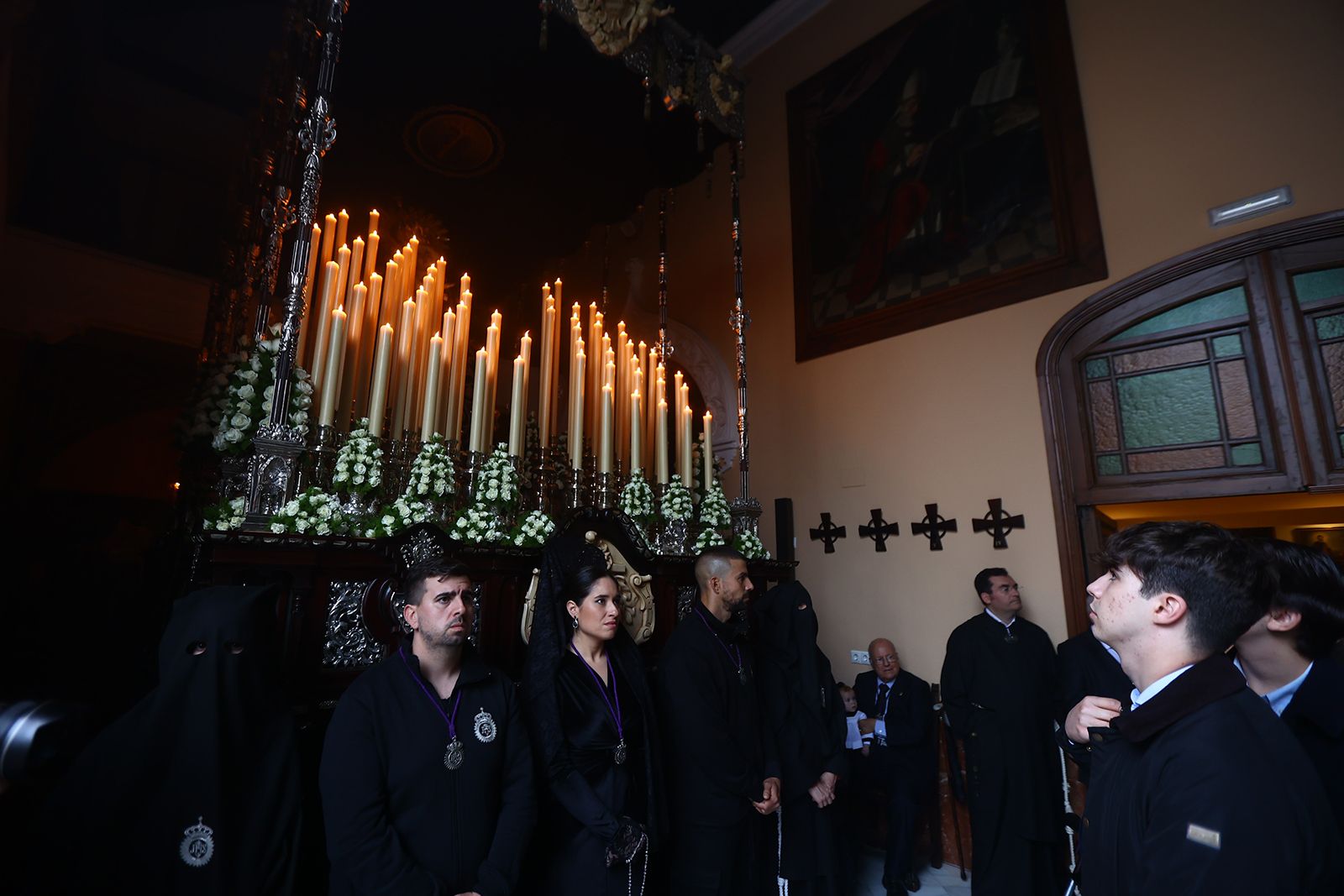 Desolación en la capilla de Jesús Nazareno